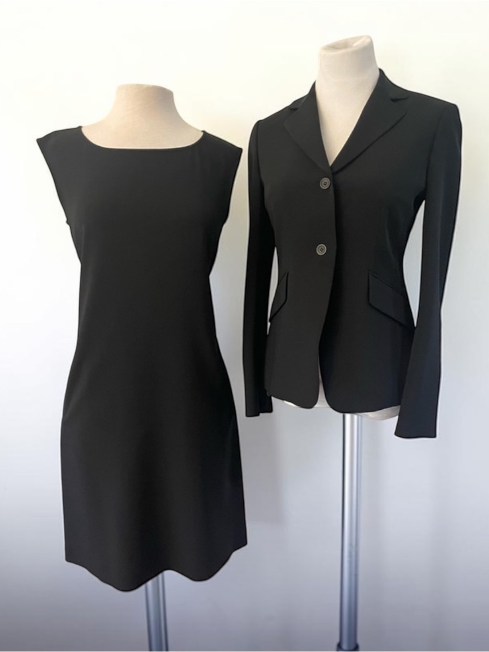 CHARLES NOLAN NEW YORK CLASSIC 2 PIECE DRESS JACKET SUIT SIZE 6